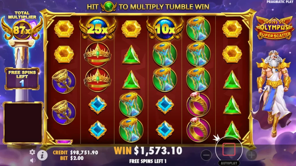 Experiencia de Gates of Olympus en el casino oneline de Mostbet México